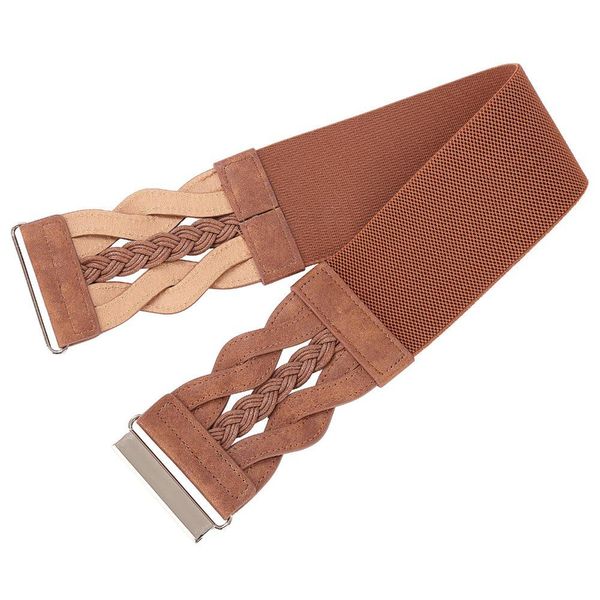 fashion designer braided polyurethane leather elastic waist belt wide belts waistband brown belt for women ladies 2021, Black;brown
fashion designer braided polyurethane leather elastic waist belt wide belts waistband brown belt for women ladies 2021, Black;brown