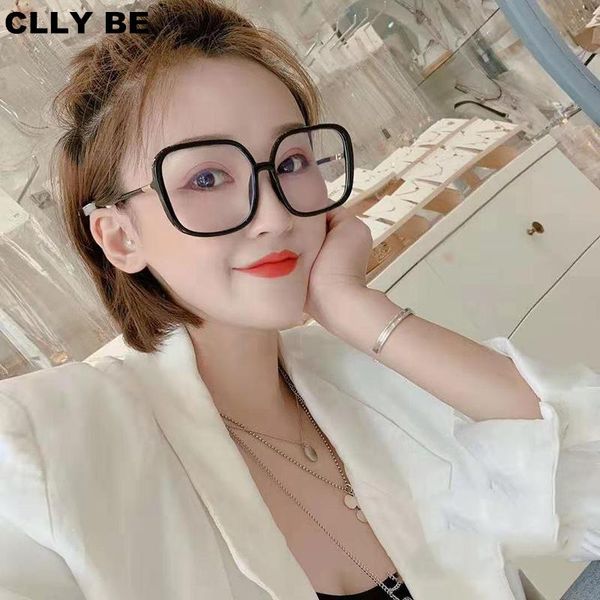 2020 fashion women men anti-blue light transparent computer glasses spectacle frame big frame sunglasses clear lens eyeglasses, Black
2020 fashion women men anti-blue light transparent computer glasses spectacle frame big frame sunglasses clear lens eyeglasses, Black