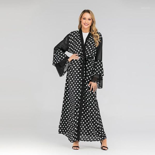 2020 summer trench women v-neck full sleeve dot print loose big swing long trench open stitch robe office lady 17061, Tan;black
2020 summer trench women v-neck full sleeve dot print loose big swing long trench open stitch robe office lady 17061, Tan;black