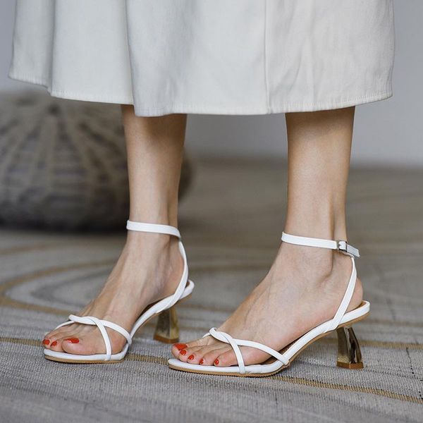 2021 summer new footwear fashion sandals cross tied ladies thin heels pumps shoes buckle women women's casual shoe female, Black
2021 summer new footwear fashion sandals cross tied ladies thin heels pumps shoes buckle women women's casual shoe female, Black