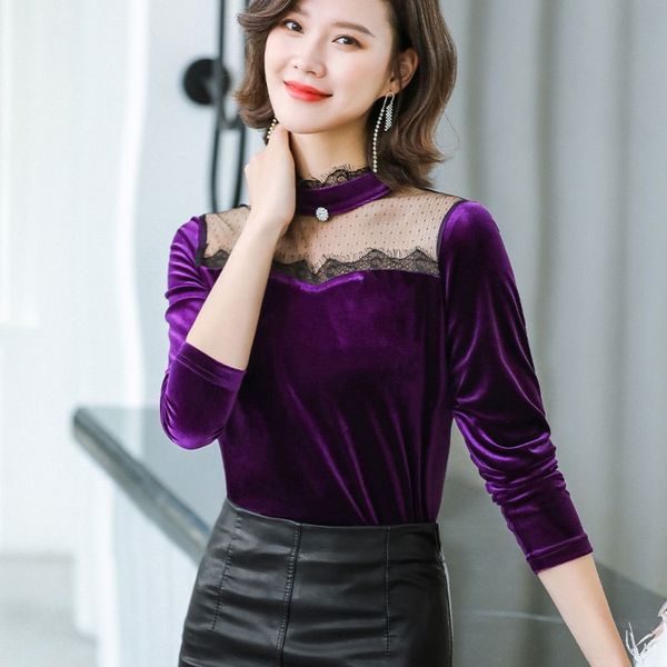 tc0sy velvety women's mesh and wmgfj new style with hollow coat t-shirt spring stitching high collar long sleeve t-shirt wmgfj a, White
tc0sy velvety women's mesh and wmgfj new style with hollow coat t-shirt spring stitching high collar long sleeve t-shirt wmgfj a, White
