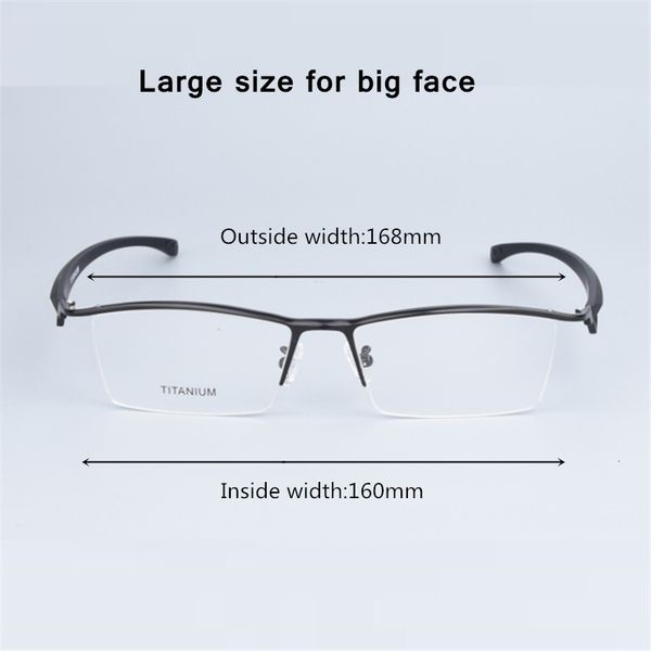 2021 new business oversized male frames titanium goggles pure optical prescription for face glasses large size vhh0, White;black
2021 new business oversized male frames titanium goggles pure optical prescription for face glasses large size vhh0, White;black