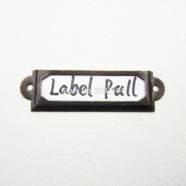 24pcs новых латунной бронзовой золотой мебель кабинет ящик bin этикетка прицепной рамка ручка файл имя держатель карта с винтовым bbybtd hot
24pcs новых латунной бронзовой золотой мебель кабинет ящик bin этикетка прицепной рамка ручка файл имя держатель карта с винтовым bbybtd hot