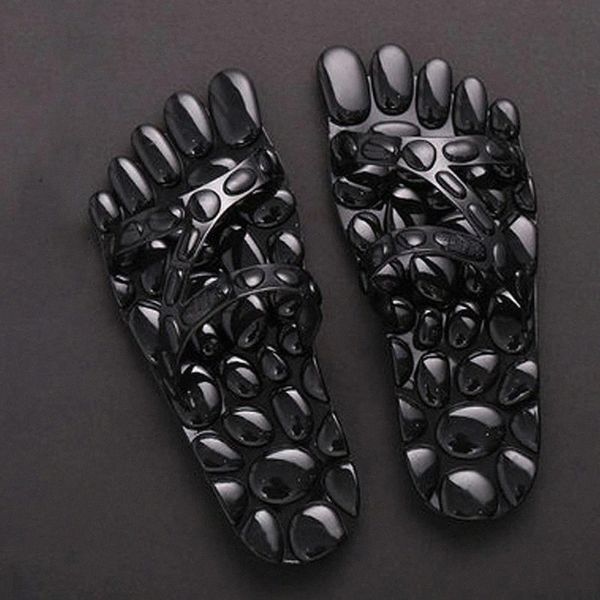 men's summer flat sandals male outside foot massage slippers indoor health l home shoes men slides outdoor beach flip flops #pm1u, Black
men's summer flat sandals male outside foot massage slippers indoor health l home shoes men slides outdoor beach flip flops #pm1u, Black