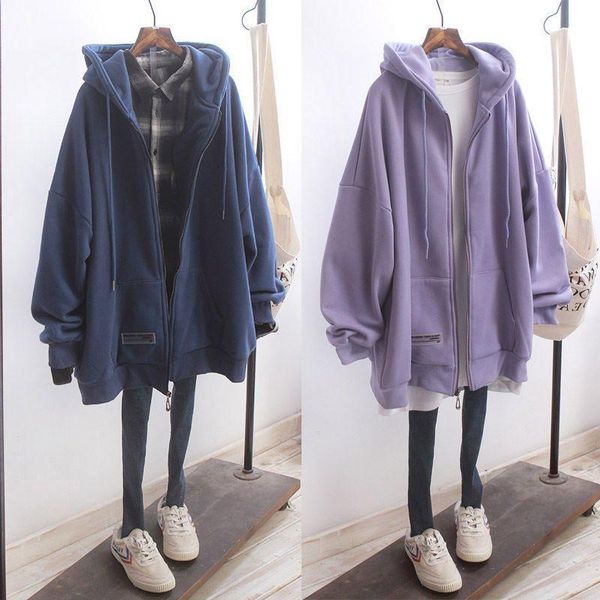 women's hoodies & sweatshirts 2021 kpop winter clothes women fleece plus size pullover oversized anime ropa long mujer sweatshirt stree, Black
women's hoodies & sweatshirts 2021 kpop winter clothes women fleece plus size pullover oversized anime ropa long mujer sweatshirt stree, Black