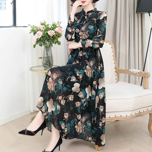 Spring Stand Collar Ankle-length A-line Chiffon Floral Print Big Swing Plus Size Beige Sky Blue Green Cocktail Dresses party
Spring Stand Collar Ankle-length A-line Chiffon Floral Print Big Swing Plus Size Beige Sky Blue Green Cocktail Dresses party