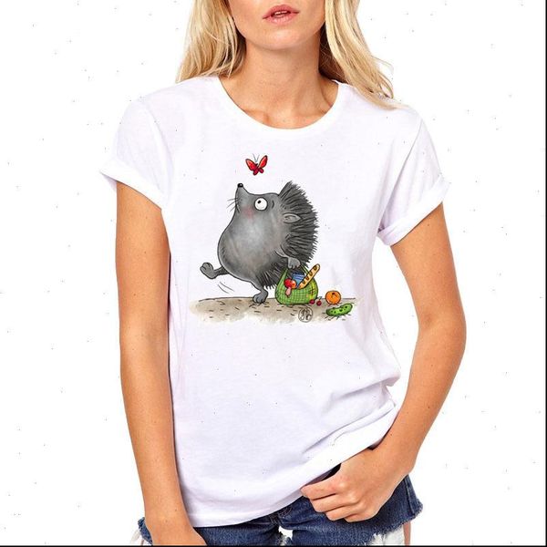cartoon summer t shirts for women cute hedgehog print t shirt casual short sleeve o neck tshirt tumblr tshirts camiseta mujer, White
cartoon summer t shirts for women cute hedgehog print t shirt casual short sleeve o neck tshirt tumblr tshirts camiseta mujer, White