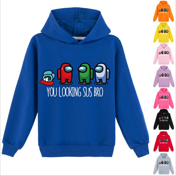 among us sweatshirts children pullover game hoodies designer t-shirt hooded sweater junior boy girl long sleeve blouse clothes g10605, Black
among us sweatshirts children pullover game hoodies designer t-shirt hooded sweater junior boy girl long sleeve blouse clothes g10605, Black