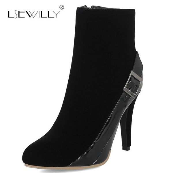 boots lsewilly 2021 fashion ankle for women pointed toe autumn stiletto heels party shoes size 28-50 s961, Black
boots lsewilly 2021 fashion ankle for women pointed toe autumn stiletto heels party shoes size 28-50 s961, Black