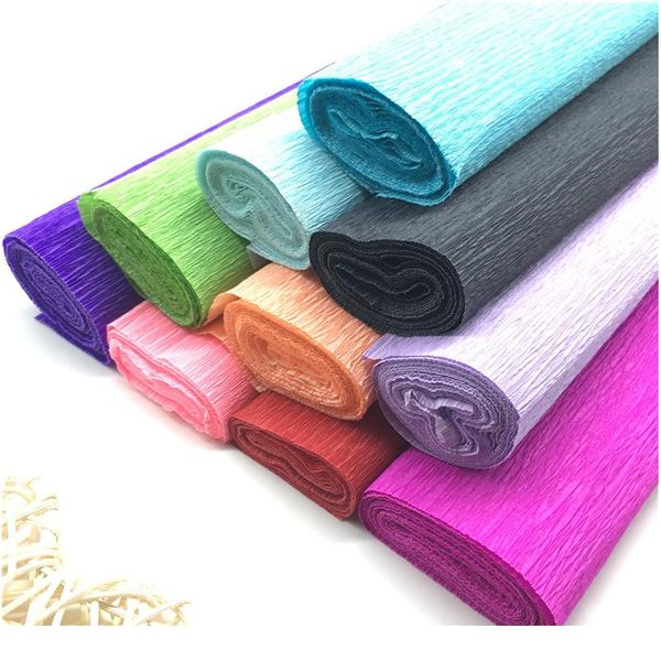 250*50cm colored crepe paper roll origami crinkled crepe paper craft diy flowers decoration gift wrapping pap bbyhvf
250*50cm colored crepe paper roll origami crinkled crepe paper craft diy flowers decoration gift wrapping pap bbyhvf