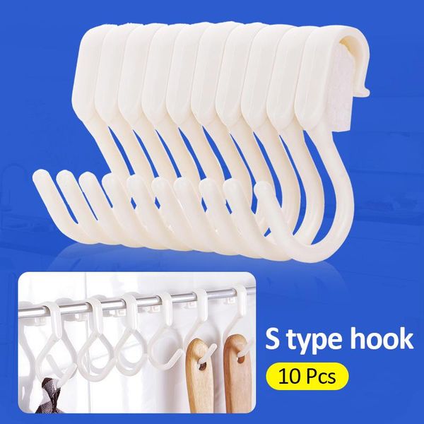 multi-purpose bathroom kitchen s type hook 10 packs 
multi-purpose bathroom kitchen s type hook 10 packs