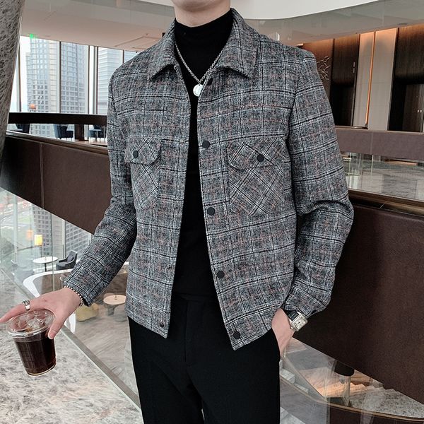 2020 chess men autumn fine wool short male streetwear vintage fashion jacket outerwear lx2h, Black;brown
2020 chess men autumn fine wool short male streetwear vintage fashion jacket outerwear lx2h, Black;brown