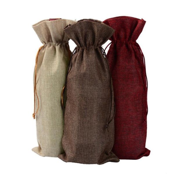 factoryvh8nbottle burlap jute covers pouch champagne packaging gift bag wedding party decoration wine bags drawstring cover dwd3048
factoryvh8nbottle burlap jute covers pouch champagne packaging gift bag wedding party decoration wine bags drawstring cover dwd3048