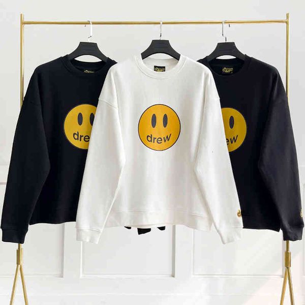 men's hoodies & sweatshirts drew smiley face round neck sweater justin bieber's same fog fashion brand ins loose for men and women, Black
men's hoodies & sweatshirts drew smiley face round neck sweater justin bieber's same fog fashion brand ins loose for men and women, Black