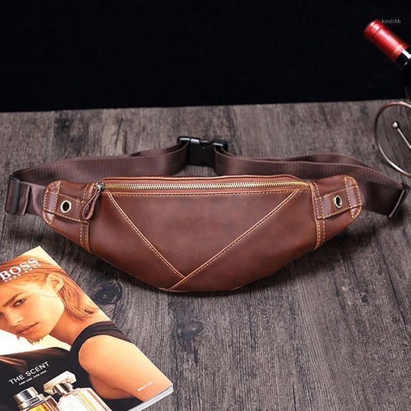 men fanny pack waist bag crazy horse pu leather vintage sling chest pack casual cross body messenger shoulder bags1
men fanny pack waist bag crazy horse pu leather vintage sling chest pack casual cross body messenger shoulder bags1