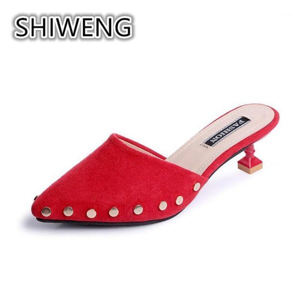 dress shoes spring fashion metal decorative baotou women's soft soles comfortable pointed sandals1, Black
dress shoes spring fashion metal decorative baotou women's soft soles comfortable pointed sandals1, Black