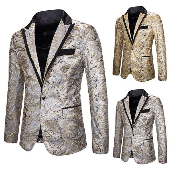 men's suits & blazers 2021 casual jacket custom made mens suit sequin performance dress nightclub men clothing host emcee studio coat, White;black
men's suits & blazers 2021 casual jacket custom made mens suit sequin performance dress nightclub men clothing host emcee studio coat, White;black