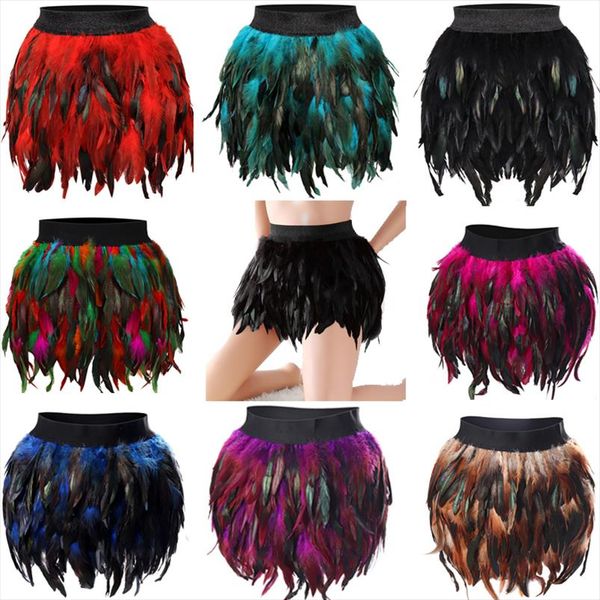 angel wings multicolor feather mini skirt elastic waist high street busty clothing halloween club party dance goth rave, Black
angel wings multicolor feather mini skirt elastic waist high street busty clothing halloween club party dance goth rave, Black