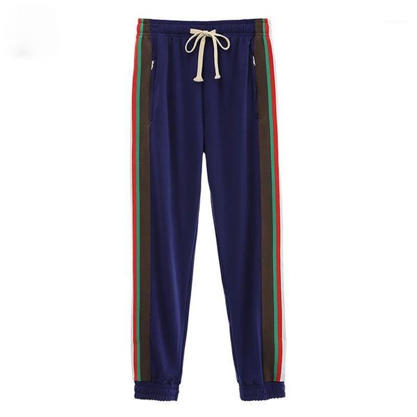 running pants 2021 european and american autumn winter men's women's casual sports nine-point running1, Black;blue
running pants 2021 european and american autumn winter men's women's casual sports nine-point running1, Black;blue