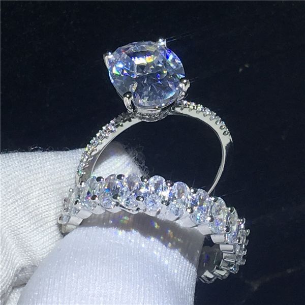 set oval cut 3ct diamond 925 fine sterling silver engagement wedding band ring for women men luxury jewelry gift, Slivery;golden
set oval cut 3ct diamond 925 fine sterling silver engagement wedding band ring for women men luxury jewelry gift, Slivery;golden