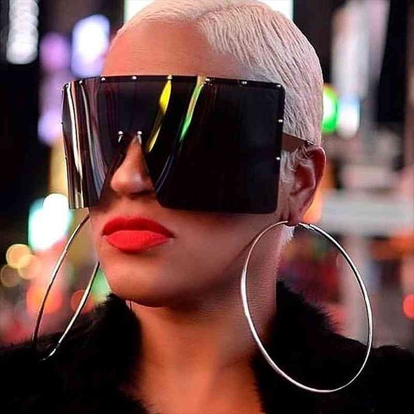 oversize ladies sunglasses rimless blue yellow gradient sun glasses summer fashion brand designer shades, White;black
oversize ladies sunglasses rimless blue yellow gradient sun glasses summer fashion brand designer shades, White;black