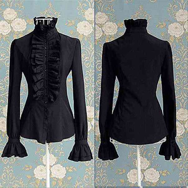 victorian womens high neck ruffles long sleeve frill solid color shirt ol office frilly cuffs blouse autumn womens, White
victorian womens high neck ruffles long sleeve frill solid color shirt ol office frilly cuffs blouse autumn womens, White