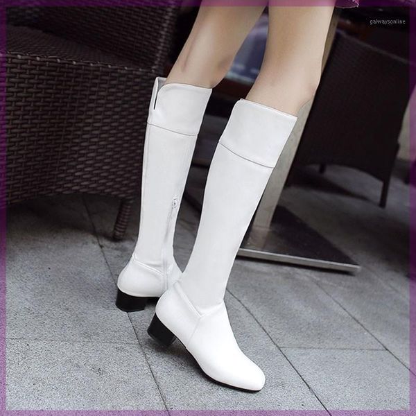 winter boots lady leather women's shoes boots-women zipper round toe thigh high heels high 2020 mid calf1, Black
winter boots lady leather women's shoes boots-women zipper round toe thigh high heels high 2020 mid calf1, Black