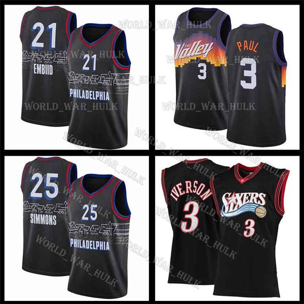 joel 21 embiid jerseys phoenix suns philadelphia 76ers ben 25 simmons julius 6 erving al allen 3 iverson horford basketball, Black;red
joel 21 embiid jerseys phoenix suns philadelphia 76ers ben 25 simmons julius 6 erving al allen 3 iverson horford basketball, Black;red
