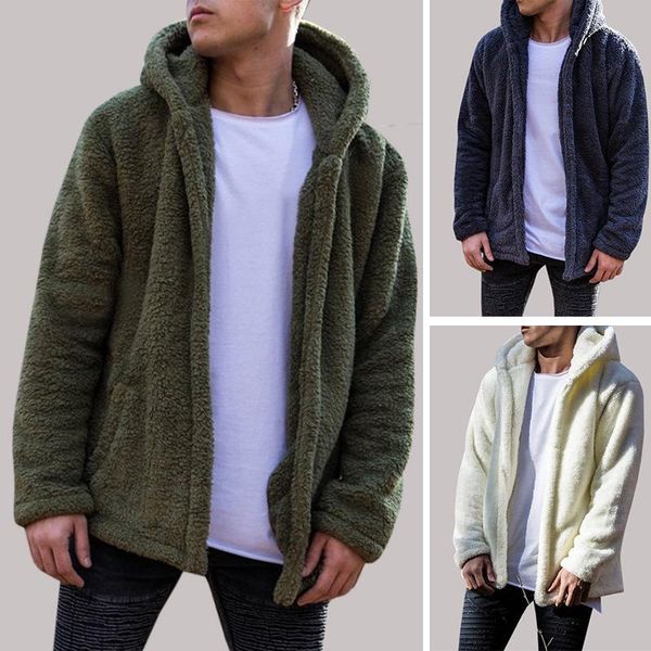 winter warm men winter thick hoodies fluffy fleece fur jacket hooded coat outerwear long sleeve cardigans, Black;brown
winter warm men winter thick hoodies fluffy fleece fur jacket hooded coat outerwear long sleeve cardigans, Black;brown