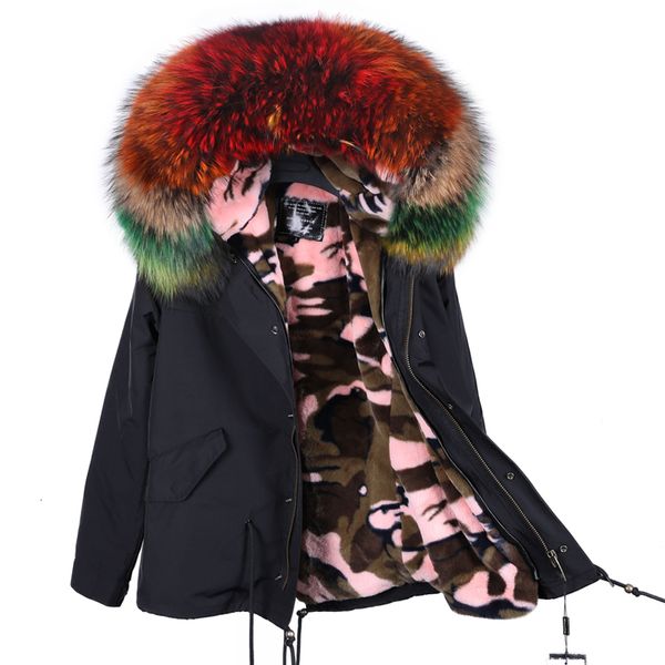 2021 raccoon new skin collar women's detachable lining coat real fur leather jacket 1hgt, Black
2021 raccoon new skin collar women's detachable lining coat real fur leather jacket 1hgt, Black
