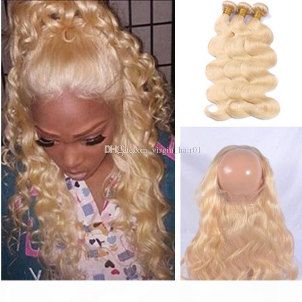 blonde 360 lace frontal with bundles #613 strawberry blonde human virgin brazilian hair body wave 360 lace frontal pre plucked with bundles, Black;brown
blonde 360 lace frontal with bundles #613 strawberry blonde human virgin brazilian hair body wave 360 lace frontal pre plucked with bundles, Black;brown