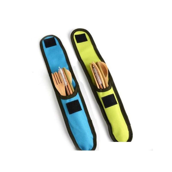 reusable bamboo travel cutlery set dining bamboo fork knife spoon chopsticks straw cleaning brush flatware utensil set with bag
reusable bamboo travel cutlery set dining bamboo fork knife spoon chopsticks straw cleaning brush flatware utensil set with bag