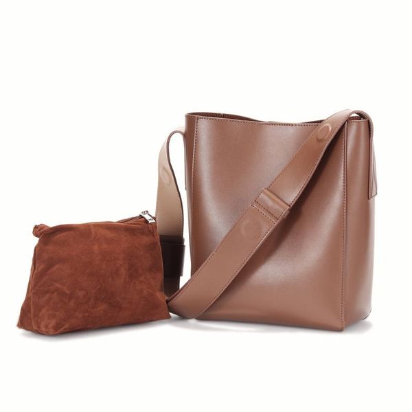 women's handbag purses soft cowhide leather female shoulder bags large capacity bucket bag
women's handbag purses soft cowhide leather female shoulder bags large capacity bucket bag