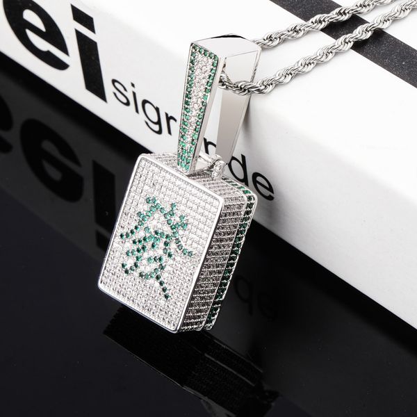 chinese mahjong fortune necklace iced out pendant mens gold necklaces hip hop fashion jewelry, Silver
chinese mahjong fortune necklace iced out pendant mens gold necklaces hip hop fashion jewelry, Silver