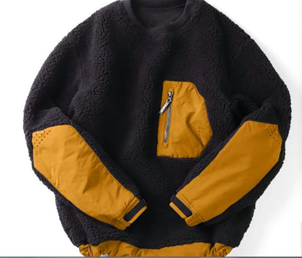 2021 european and american style men's clothing new pocket fashion round neck casual sweater, Black
2021 european and american style men's clothing new pocket fashion round neck casual sweater, Black