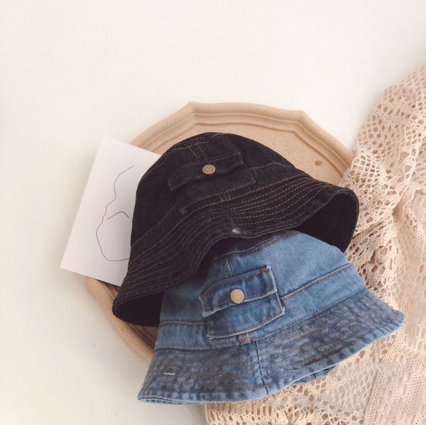 bucket hats kids casual fishermen's cap for children hip hop denim hat girls boy panama flat cap foldable beanies 2-4y y201024, Blue;gray
bucket hats kids casual fishermen's cap for children hip hop denim hat girls boy panama flat cap foldable beanies 2-4y y201024, Blue;gray