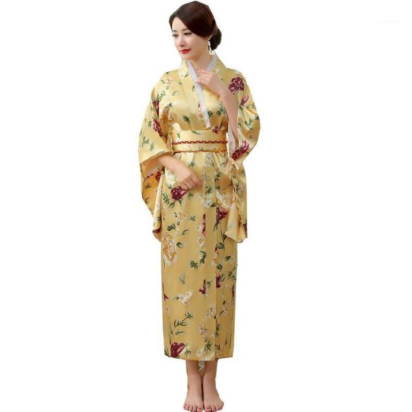 japanese traditional women silk rayon kimono vintage yukata with obi performance dance dress halloween costume hl041, Red
japanese traditional women silk rayon kimono vintage yukata with obi performance dance dress halloween costume hl041, Red