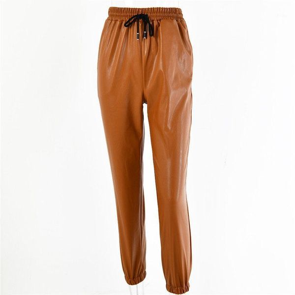 2021 new pu leather harem pants casual high waist faux leather trousers women autumn pants1, Black;white
2021 new pu leather harem pants casual high waist faux leather trousers women autumn pants1, Black;white