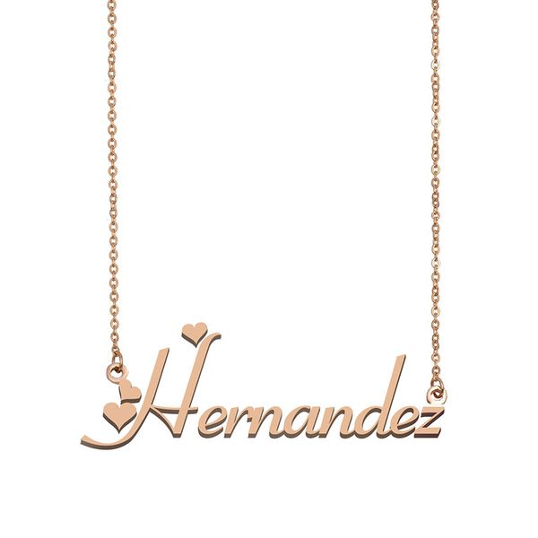 hernandez name necklaces pendant custom personalized for women girls children friends mothers gifts 18k gold plated stainless steel, Silver 
hernandez name necklaces pendant custom personalized for women girls children friends mothers gifts 18k gold plated stainless steel, Silver
