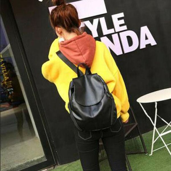 women black travel backpack fashion female pu leather backpacks for ladies school bookbag large capacity shoulder bag bagpack
women black travel backpack fashion female pu leather backpacks for ladies school bookbag large capacity shoulder bag bagpack