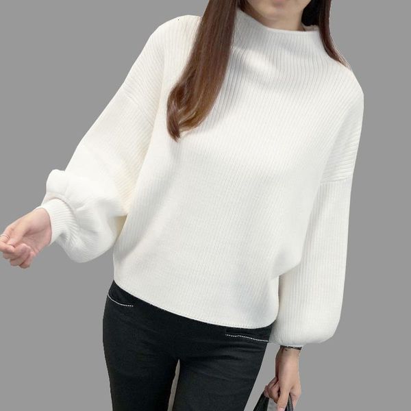 2020 new winter women sweaters fashion turtleneck batwing sleeve pullovers loose knitted sweaters female jumper, White;black
2020 new winter women sweaters fashion turtleneck batwing sleeve pullovers loose knitted sweaters female jumper, White;black