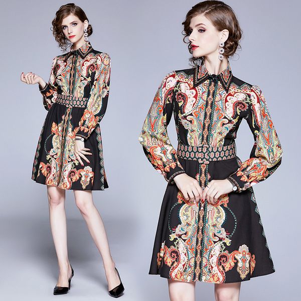 women designer runway dressed in shirt long business deals lades wear skater skin party casual line of dresses for znv1, Black;gray
women designer runway dressed in shirt long business deals lades wear skater skin party casual line of dresses for znv1, Black;gray
