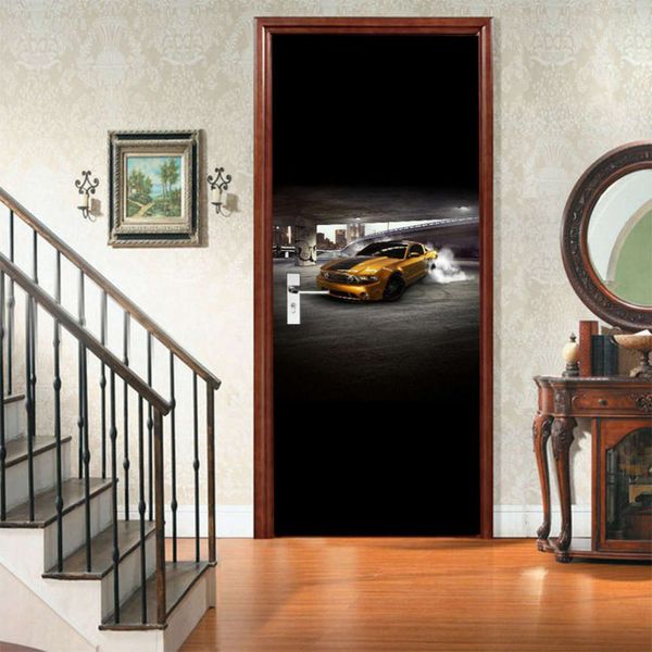 amj magic set creative environmental protection 3d sports car door renovation self adhive bedroom wall sticker
amj magic set creative environmental protection 3d sports car door renovation self adhive bedroom wall sticker