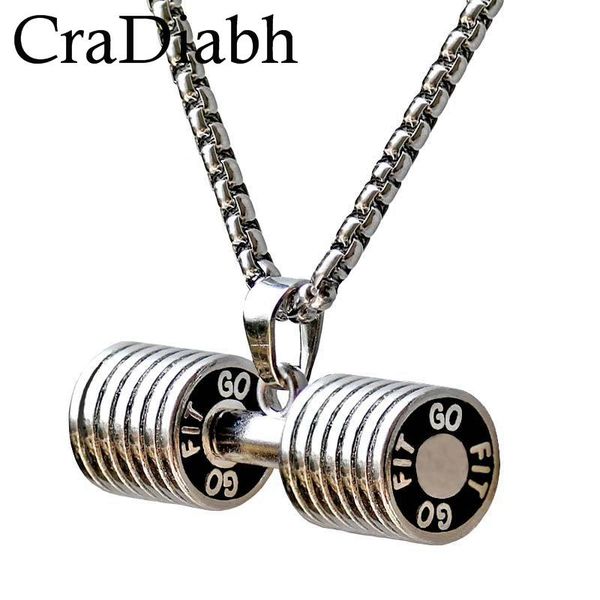 chains epackmen's fitness gym jewelry kettlebell barbell dumbbell necklace stainless steel sport weightlifting collar necklaces, Silver
chains epackmen's fitness gym jewelry kettlebell barbell dumbbell necklace stainless steel sport weightlifting collar necklaces, Silver