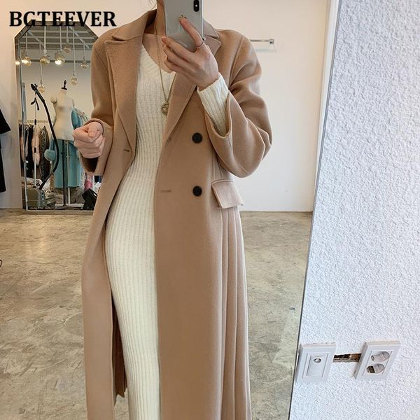 bgteever autumn winter thick double breasted long blend coats women chic warm loose woolen pleated coats 2020 female outwear1, Black
bgteever autumn winter thick double breasted long blend coats women chic warm loose woolen pleated coats 2020 female outwear1, Black
