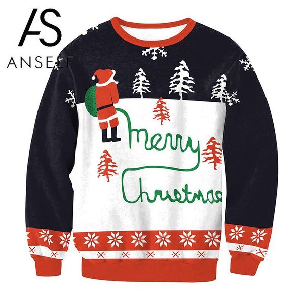 women's sweaters ugly christmas sweater women pullovers print santa tree snowflake long sleeve xmas 2021 autumn winter jumpers lady, White;black
women's sweaters ugly christmas sweater women pullovers print santa tree snowflake long sleeve xmas 2021 autumn winter jumpers lady, White;black