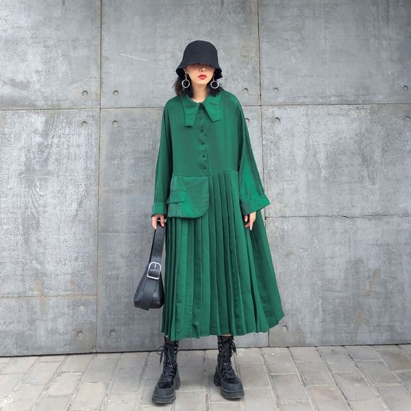 large spring and autumn sleeve dress for women 2020 new a-line pleated dress long long skirtskirt mori medium length skirt cmlor, Black;gray
large spring and autumn sleeve dress for women 2020 new a-line pleated dress long long skirtskirt mori medium length skirt cmlor, Black;gray