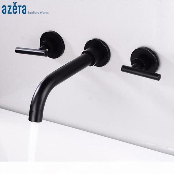 azeta new arrival 3 hole dual handles basin faucet black brass wall mount bathroom sink faucet rotatable water mixer tap at5666b
azeta new arrival 3 hole dual handles basin faucet black brass wall mount bathroom sink faucet rotatable water mixer tap at5666b