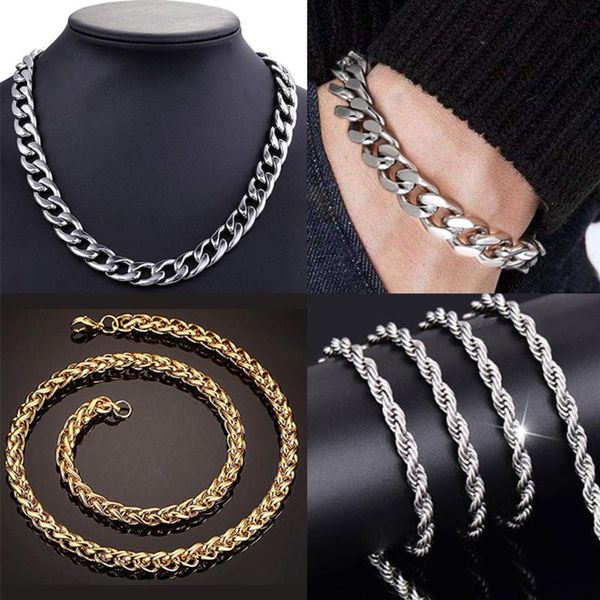 new 2021 ins punk wide metal chain not fade titanium steel necklace letter pendant short choker necklace jewelry, Silver
new 2021 ins punk wide metal chain not fade titanium steel necklace letter pendant short choker necklace jewelry, Silver