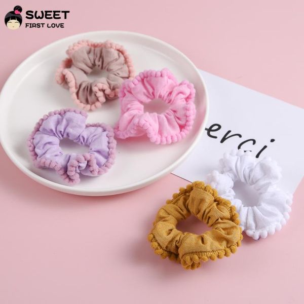 hair accessories kawaii dot scrunchies pompom trimming rope ties elastic hairbands ladies for girls headband women, Slivery;white
hair accessories kawaii dot scrunchies pompom trimming rope ties elastic hairbands ladies for girls headband women, Slivery;white